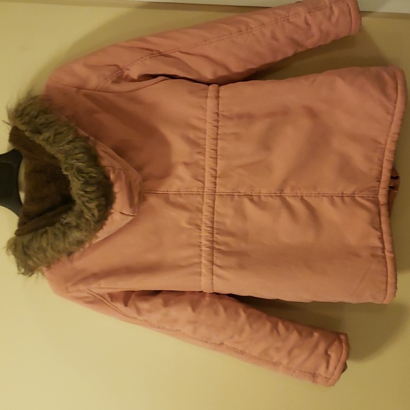 Z & I winter faux fur hoodie zip up army shelter downike new - Picture 5 of 9